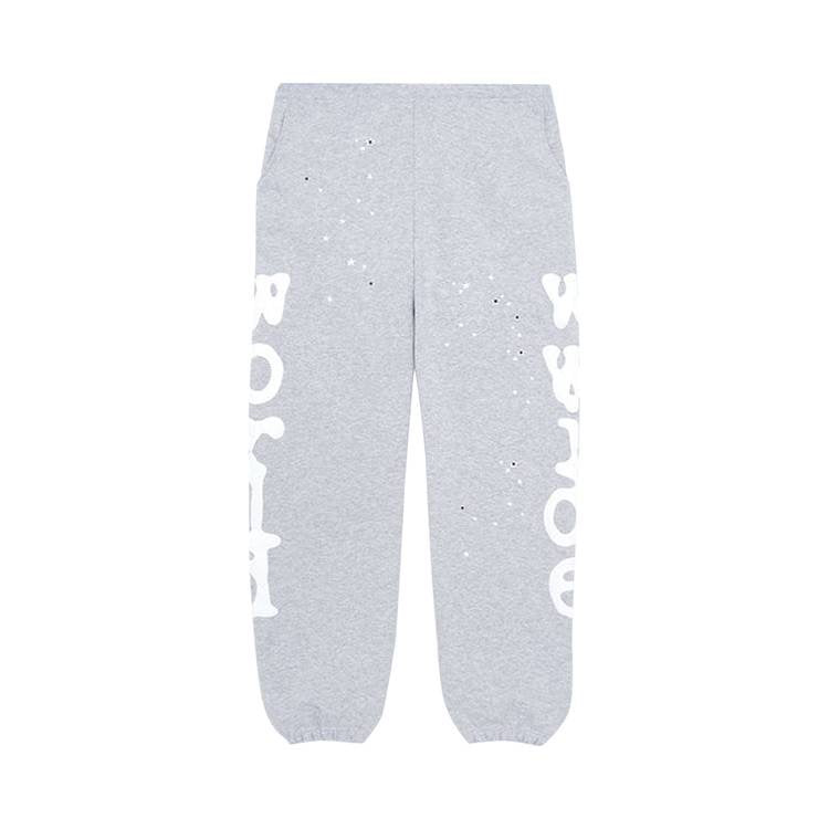 SP5DER GREY BELUGA SWEATPANTS