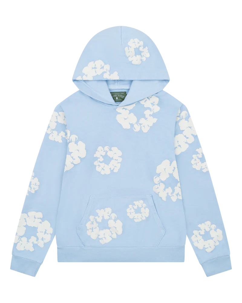 DENIM TEARS Cotton Wreath Sweatshirt Powder Blue