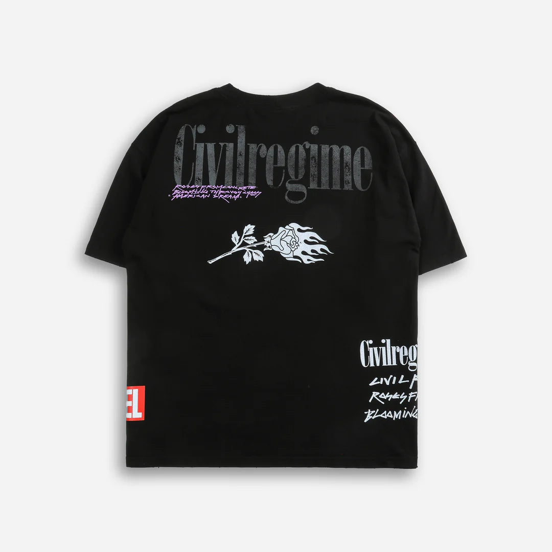 CIVIL REGIME VENOM OS TEE BLACK
