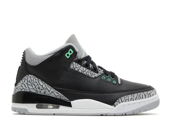 JORDAN 3 GREEN GLOW
