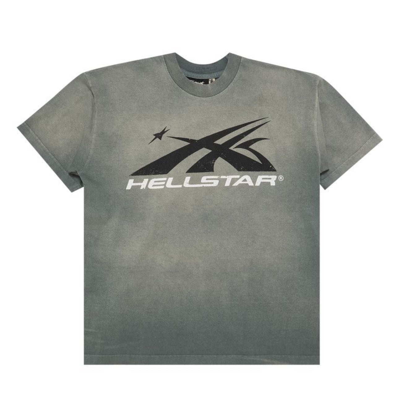 HELLSTAR GEL SPORT LOGO TEE GRET BLACK