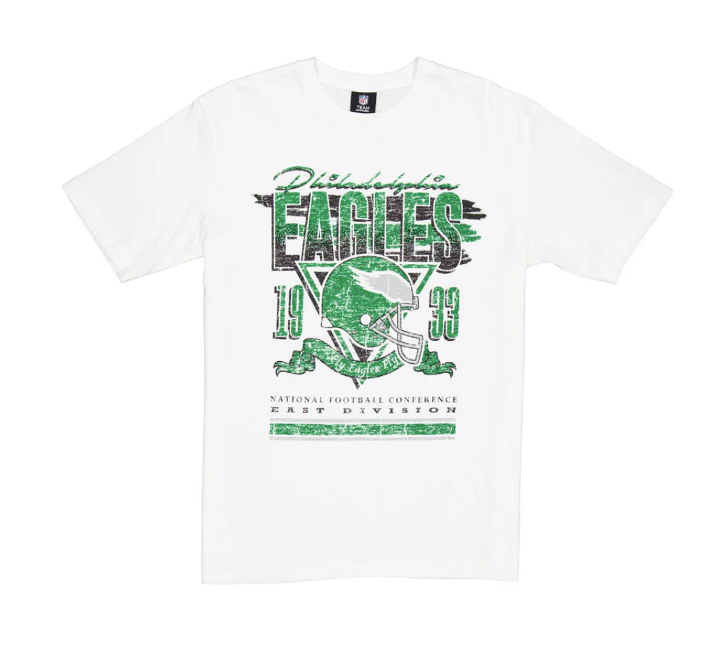 NEW ERA EAGLES Distressed T-Shirt