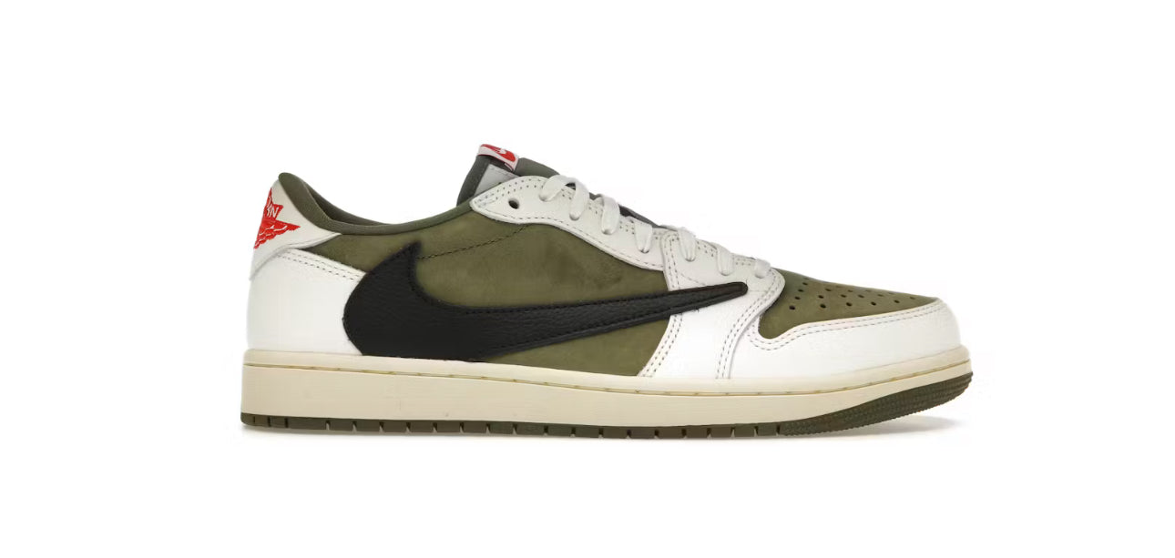 JORDAN 1 LOW OG TRAVIS SCOTT MEDIUM OLIVE
