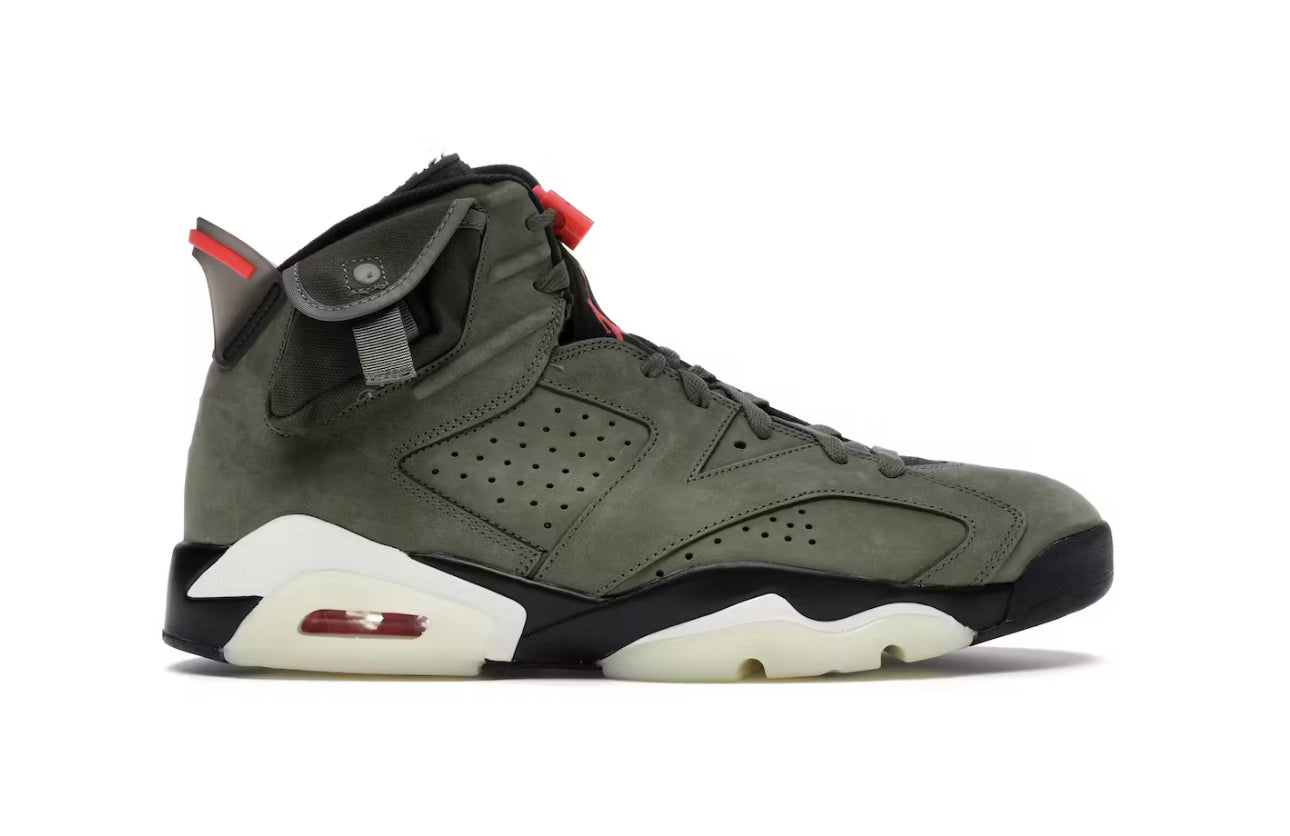 JORDAN 6 RETRO TRAVIS SCOTT OLIVE