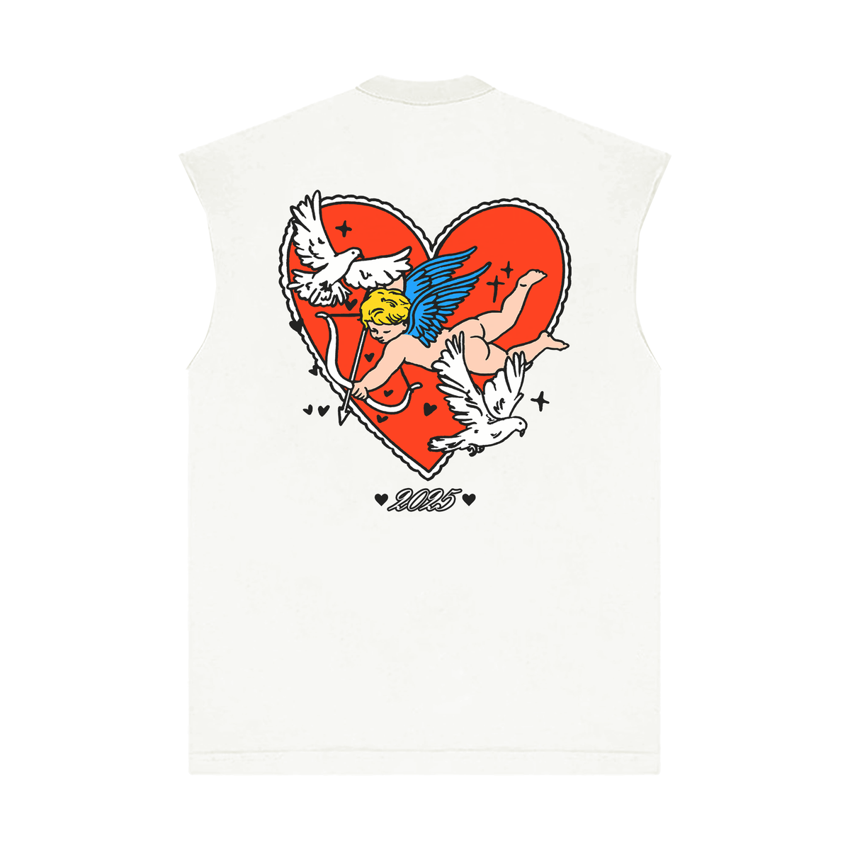 LONELY HEARTS FAITH HOPE LOVE SLEEVELESS TEE