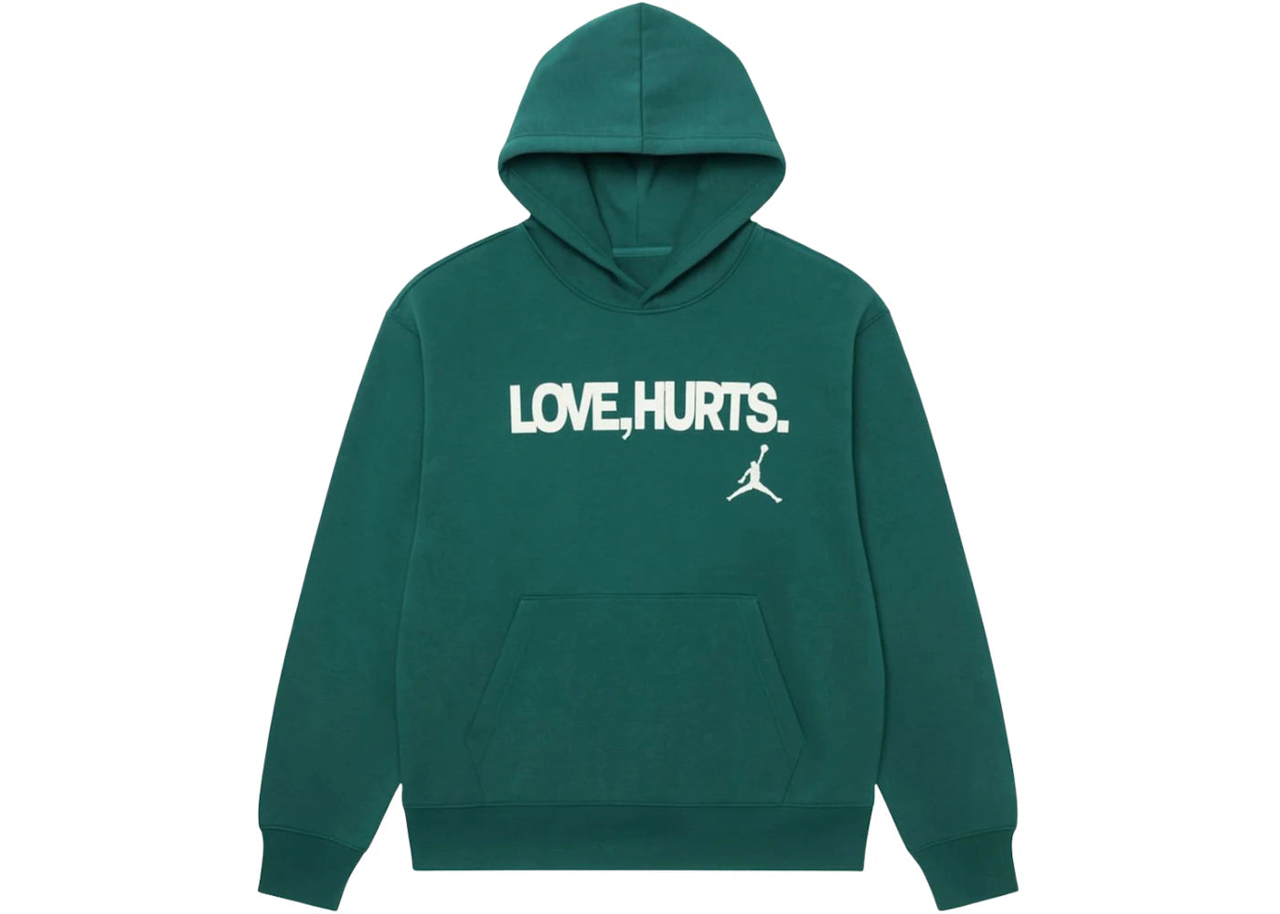 JORDAN LOVE HURTS TEAL HOODIE