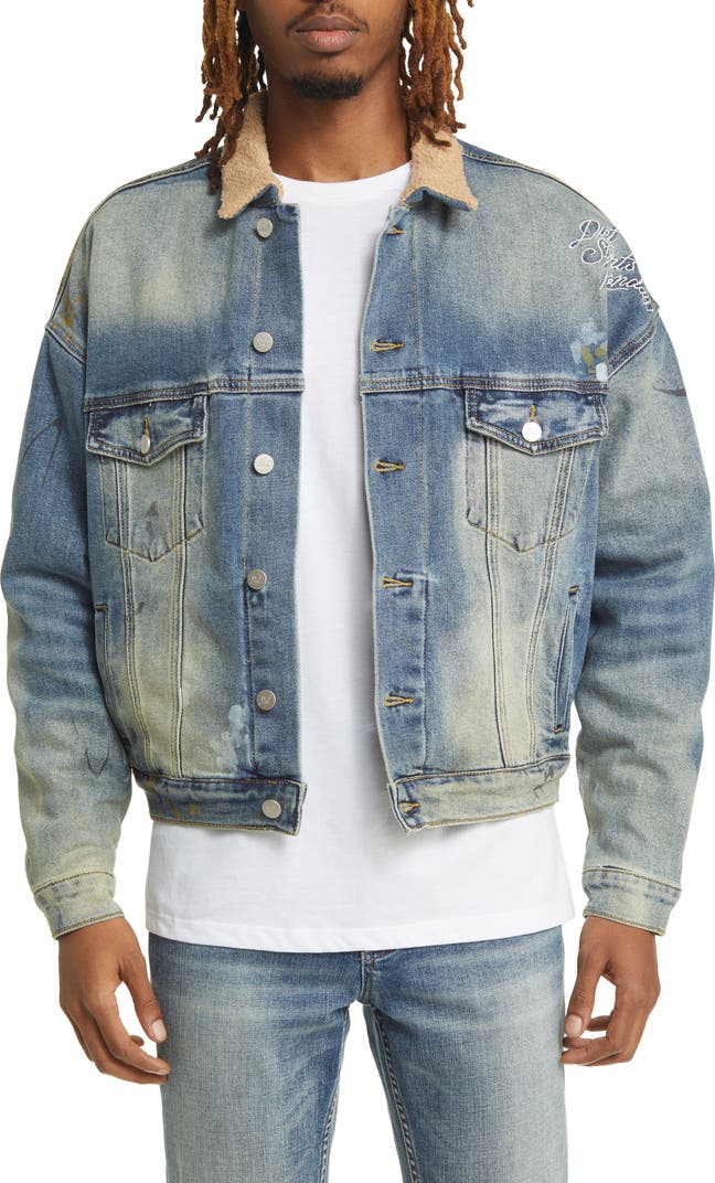 DIET STARTS MONDAY DENIM TRUCKER JACKET