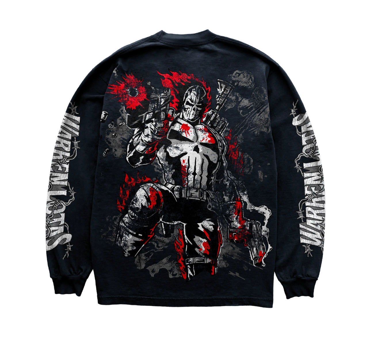 WARREN LOTAS GUN NUT LONG SLEEVE TEE BLACK