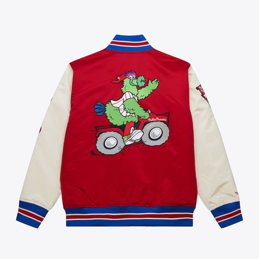 MITCHELL & NESS Philadelphia Phillies Primetime Vintage Satin Jacket