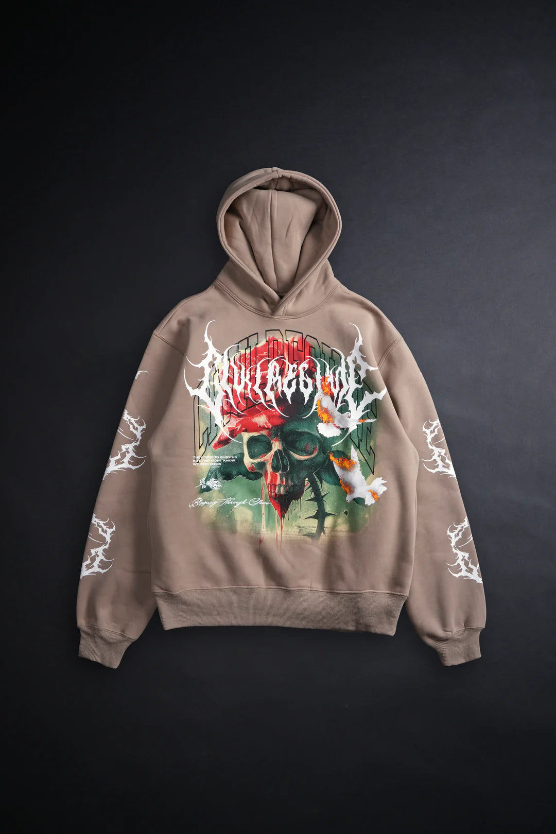 CIVIL REGIME Immortal Rose Chaos Hoodie