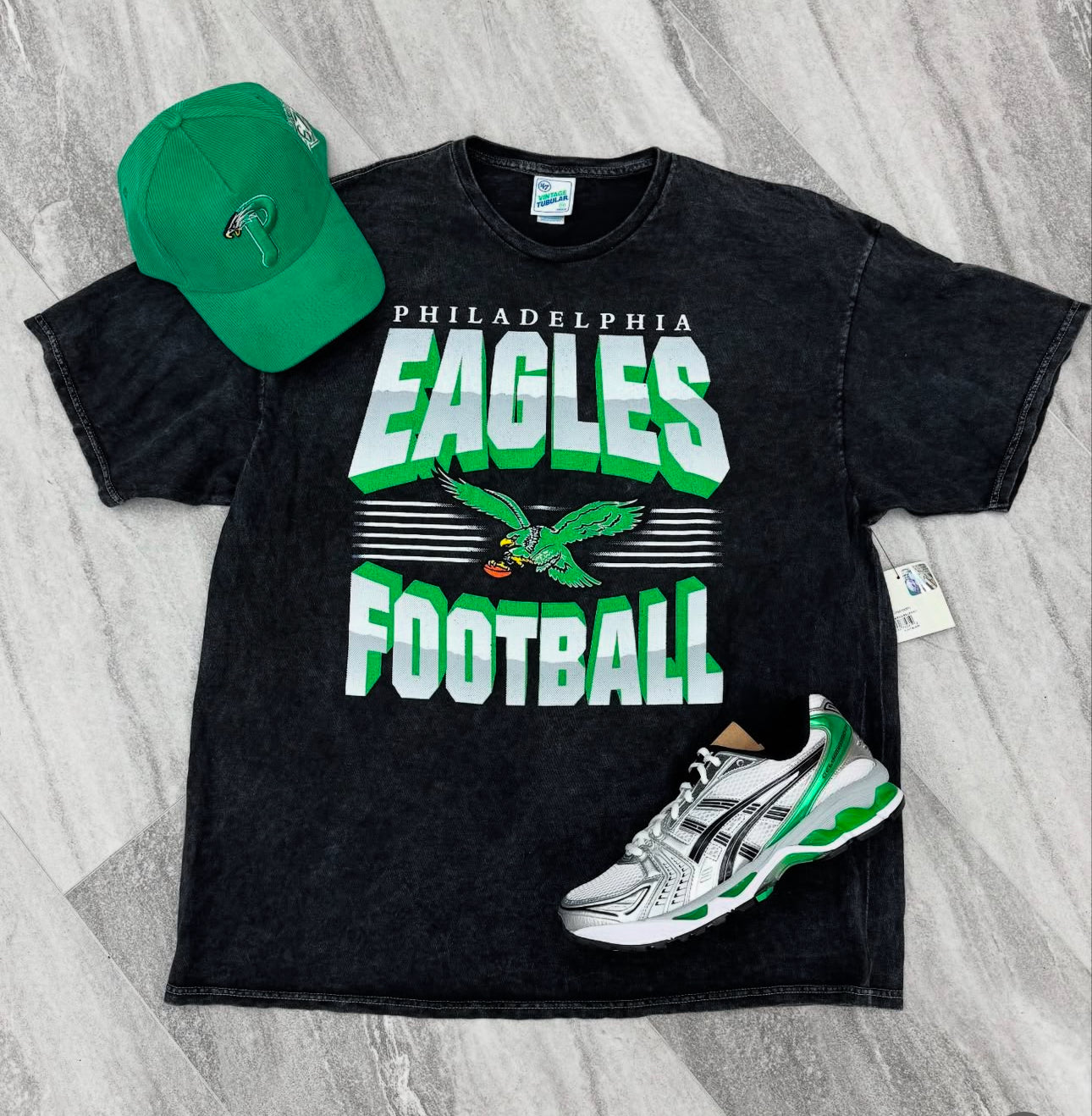 47 BRAND EAGLES VINTAGE TEE
