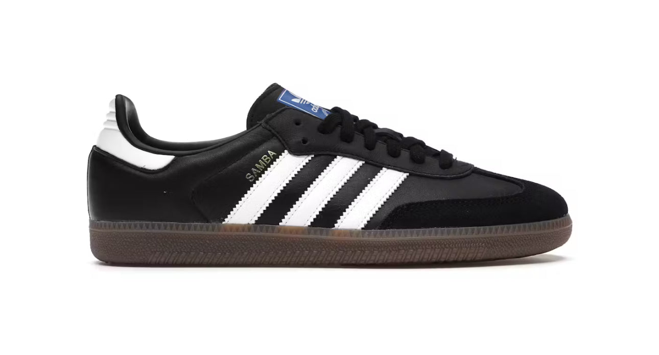 ADIDAS SAMBA OG BLACK WHITE GUM
