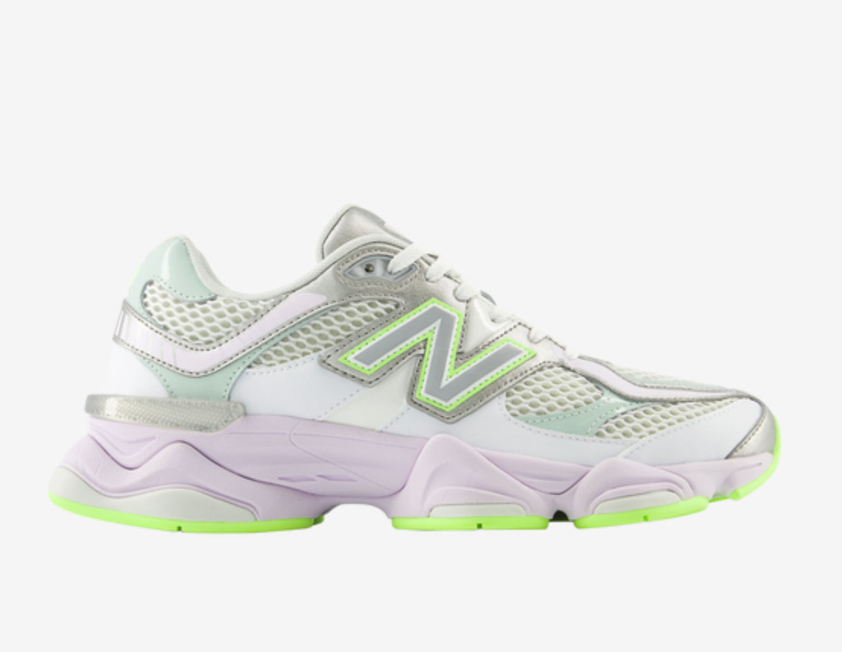 NEW BALANCE 9060 SILVER LAVENDER LIME