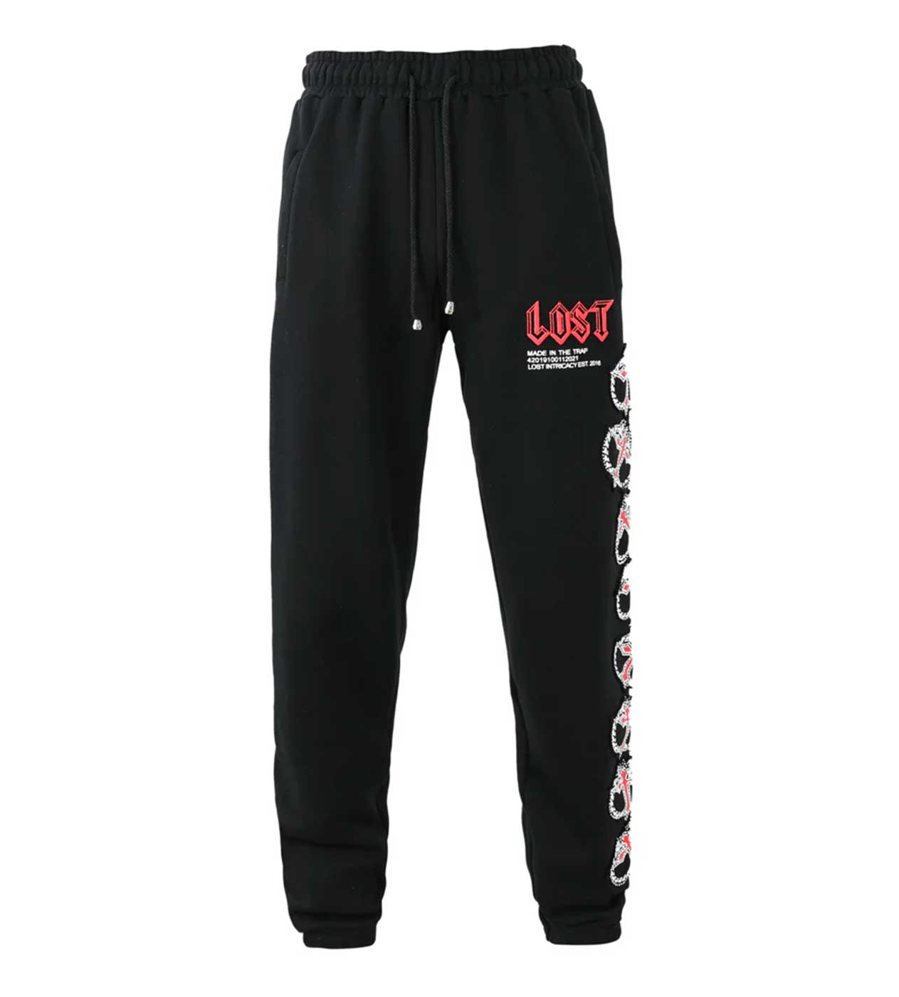 LOST INTRICACY MITT SWEATS BLACK/RED