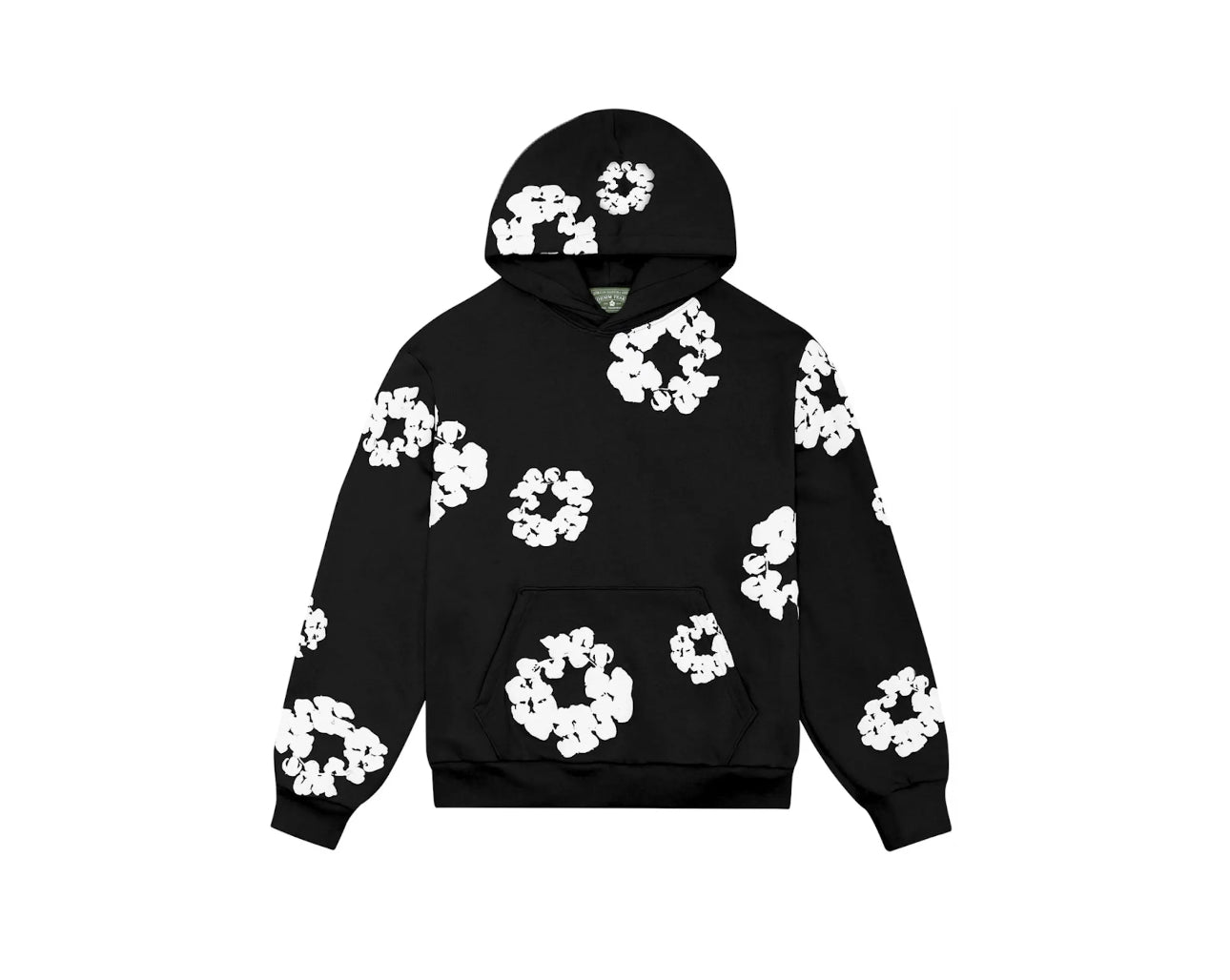 DENIM TEARS COTTON WREATH HOODIE BLACK
