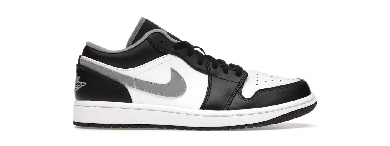 JORDAN 1 LOW BLACK WHITE GREY
