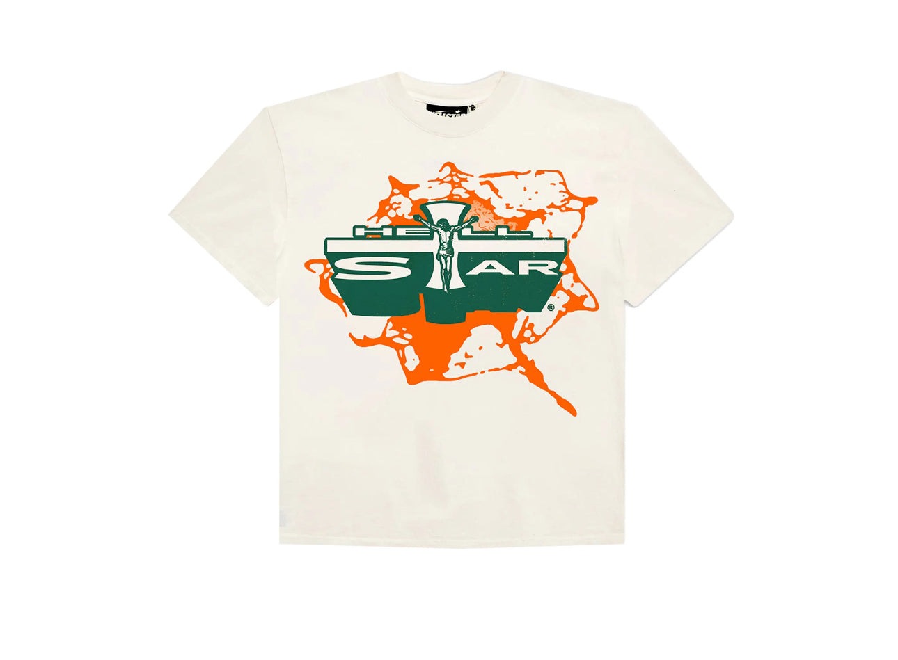 HELLSTAR JESUS CREAM TEE