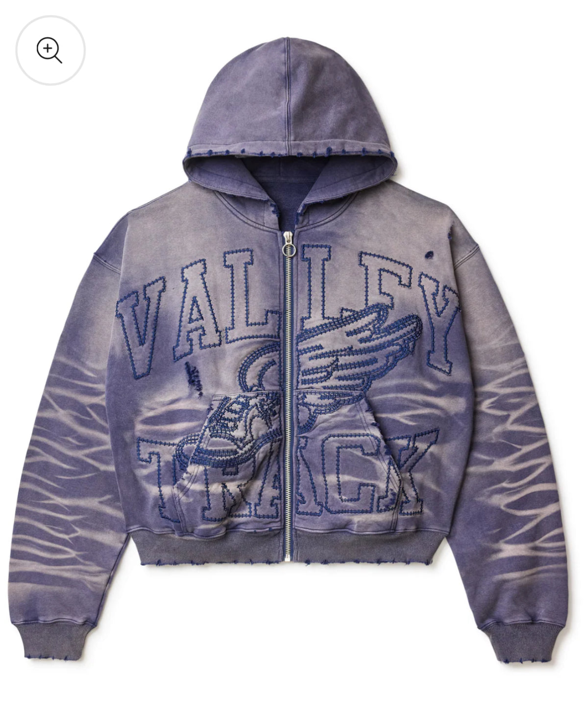 VALE FOREVER TYPHOON GARDEN ZIP HOODIE
