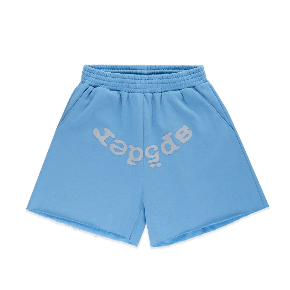 SP5DER OG WEB V2 SWEATSHORTS SKY BLUE