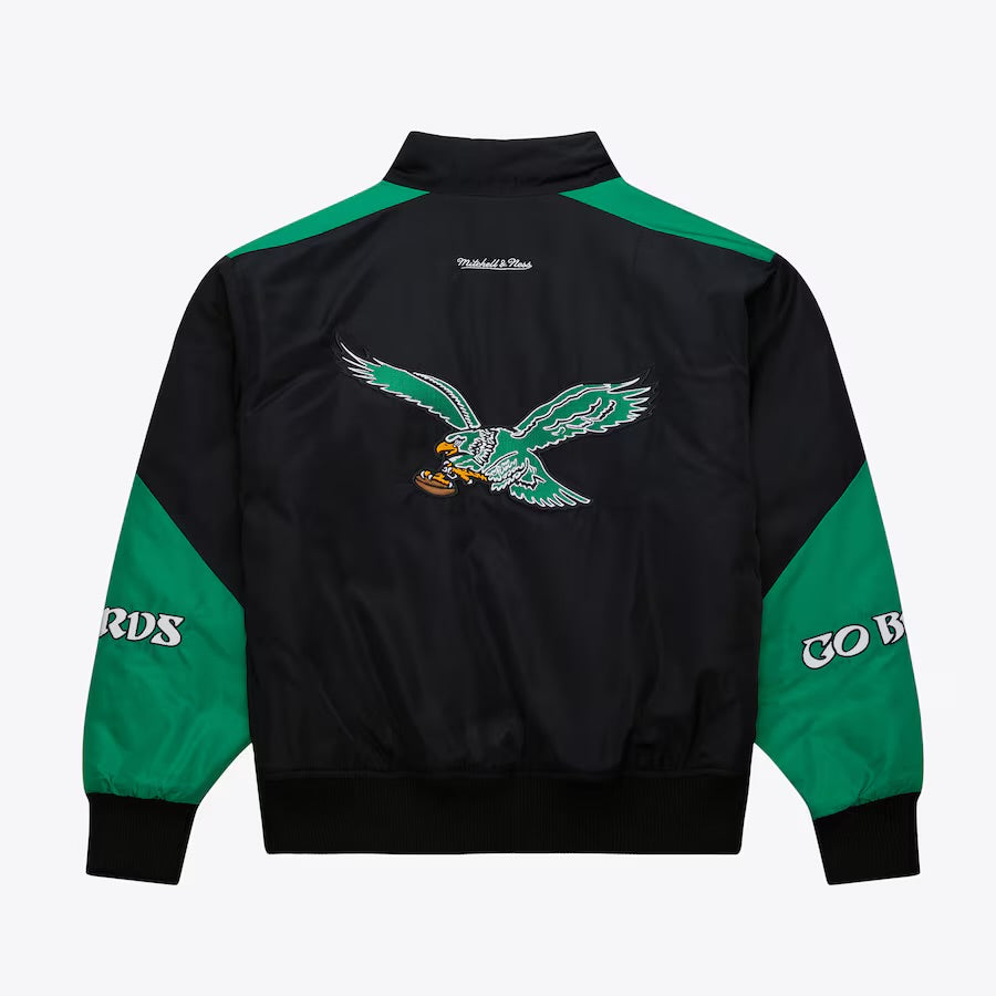 Philadelphia Eagles Speedway Nylon Full-Zip Jacket Black