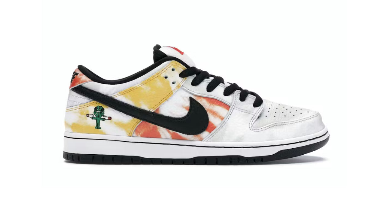 NIKE SB DUNK LOW RAYGUN TIE DYE WHITE