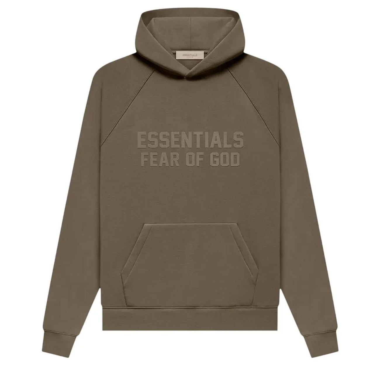 FEAR OF GOD ESSENTIALS HOODIE OLIVE WOOD