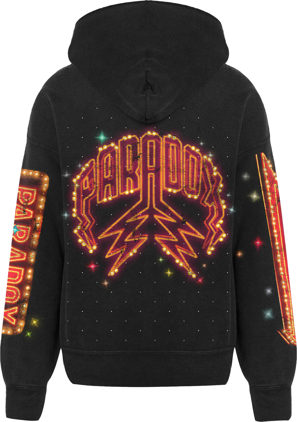 PARADOX DRUGS ZIP UP HOODIE (BLK/RED)