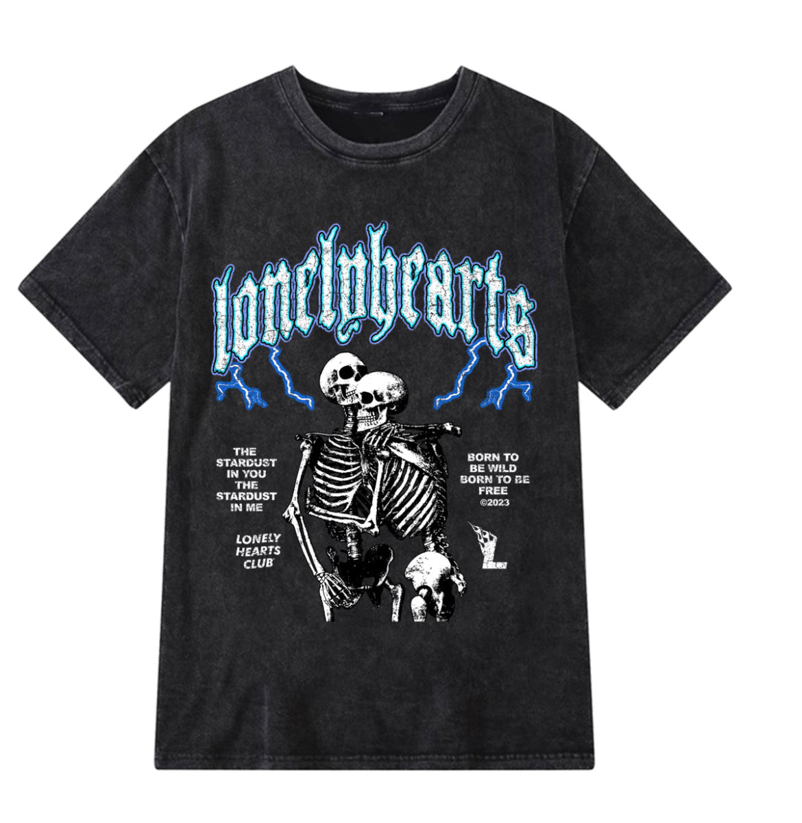 LONELY HEARTS STARDUST ACIDWASH TEE
