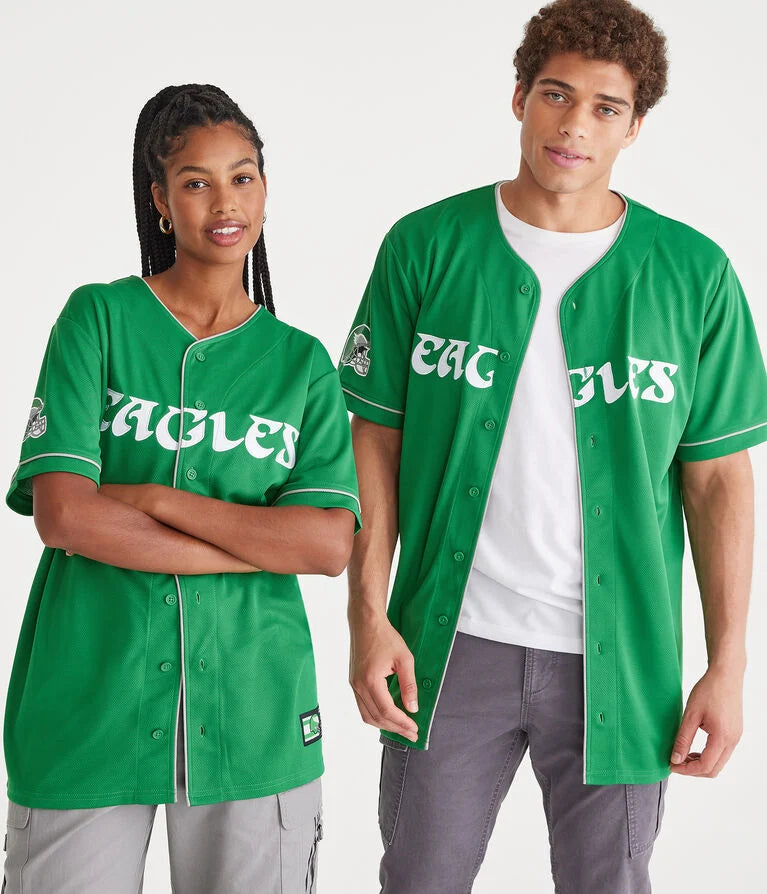 EAGLES BASEBALL JERSEY KELLY GREEN