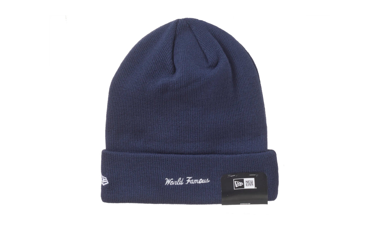 SUPREME NEW ERA BOX LOGO BEANIE NAVY (FW24)