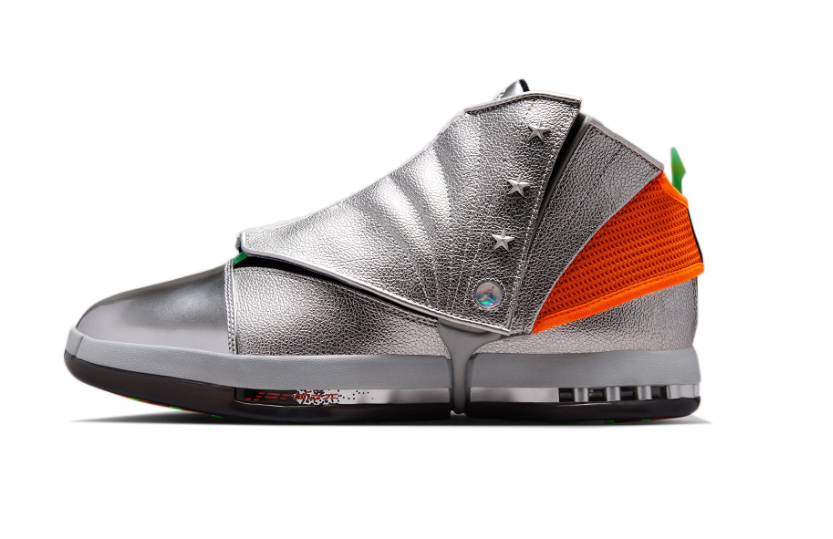 AIR JORDAN 16 FREE THE YOUTH METALLIC SILVER