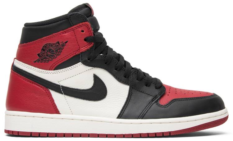 JORDAN 1 BRED TOE