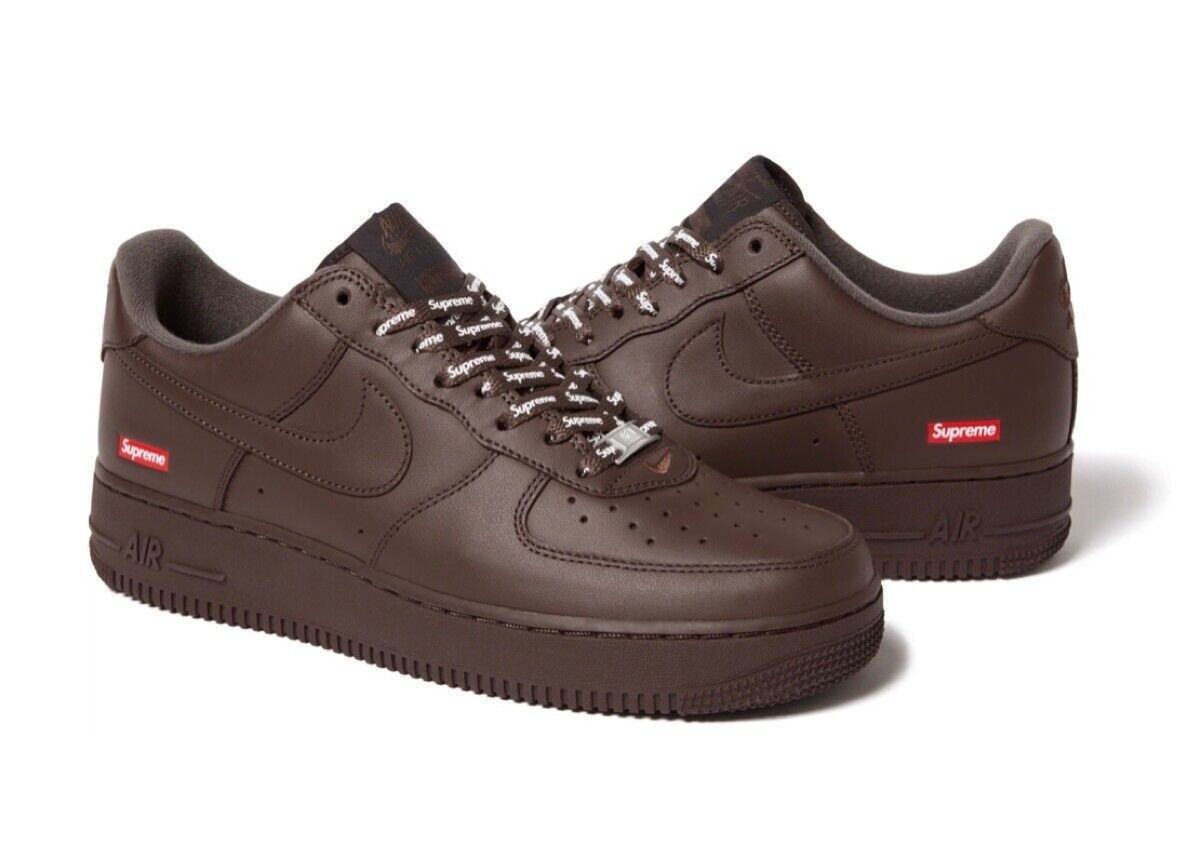 SUPREME AIR FORCE 1 BROWN