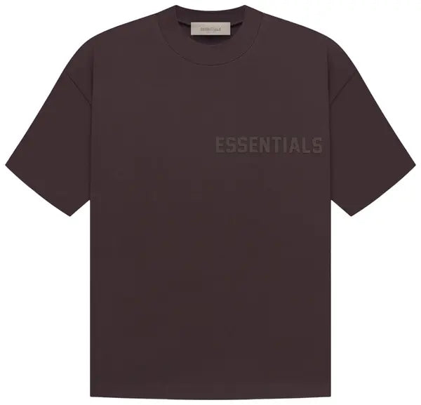 ESSENTIALS POCKET LOGO TEE PLUM