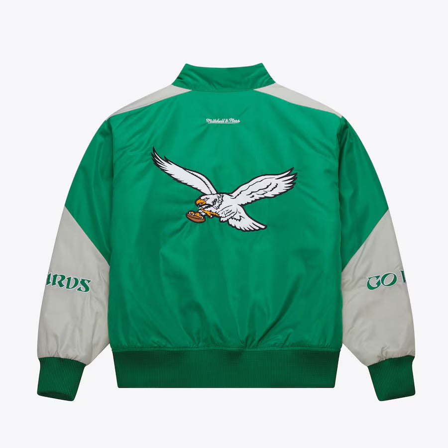 Philadelphia Eagles Speedway Nylon Full-Zip Jacket Grey