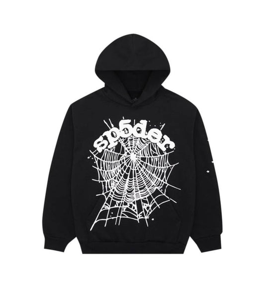 SP5DER OG WEB HOODIE BLACK