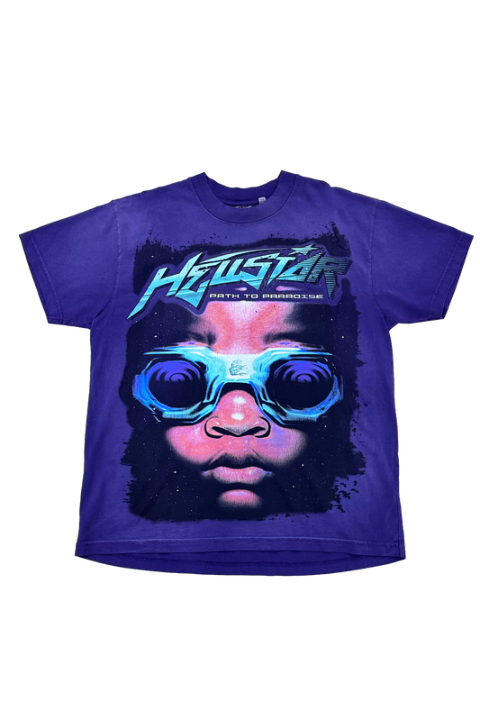 HELLSTAR GOGGLES PURPLE T-SHIRT