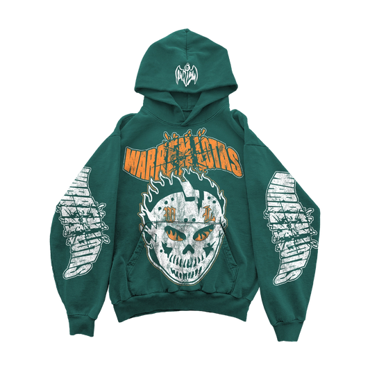 WARREN LOTAS FIERY GLARE HOODIE GREEN