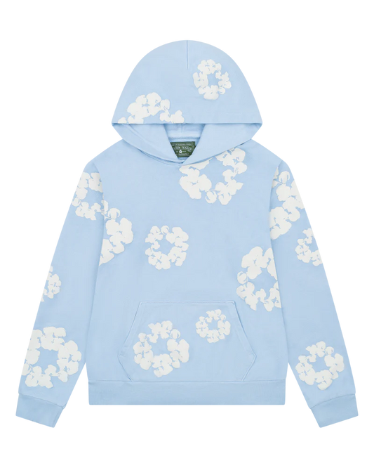 DENIM TEARS Cotton Wreath Sweatshirt Powder Blue