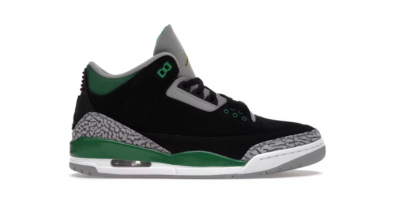 JORDAN 3 PINE GREEN