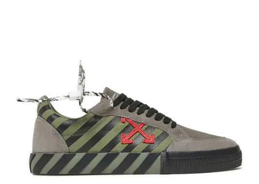 OFF-WHITE VULC SNEAKER LOW KHAKI RED