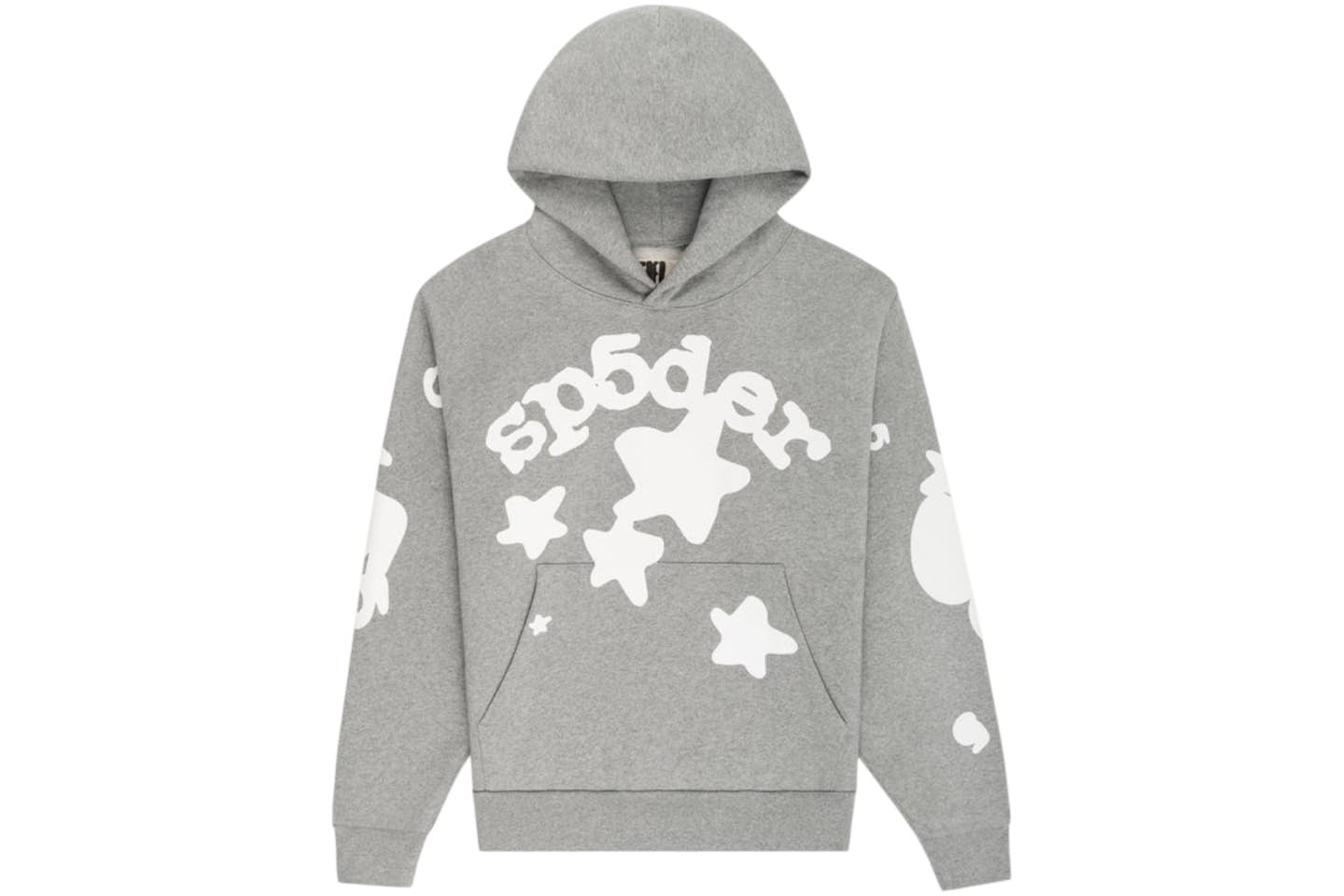 SP5DER GREY BELUGA HOODIE