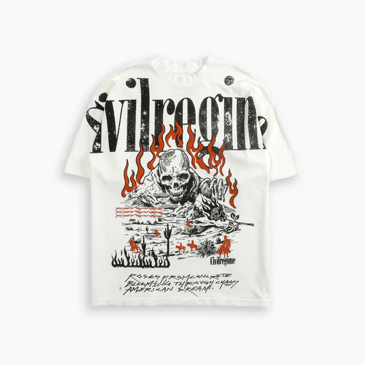 CIVIL REGIME BURNING FRONTIER OS TEE BUTTER