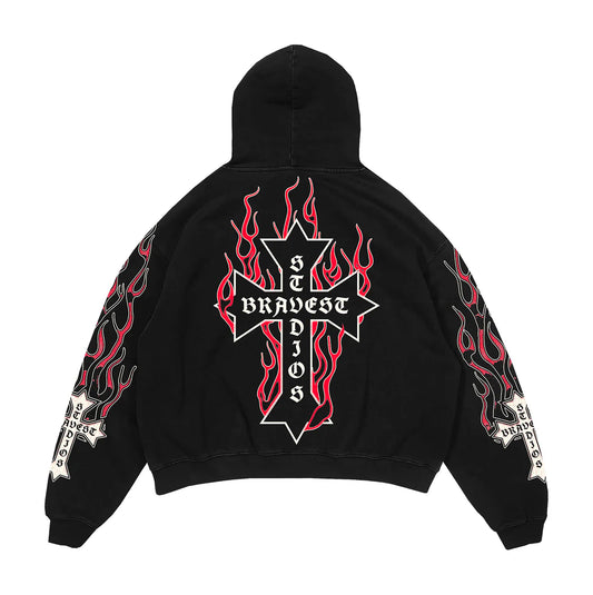 BRAVEST STUDIOS ETERNAL HOODIE RED