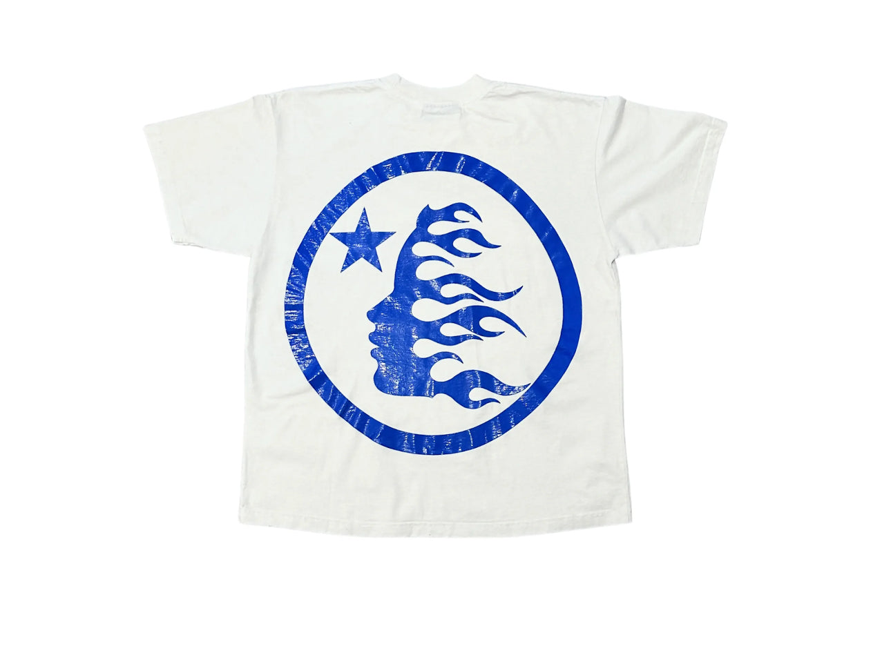 HELLSTAR GEL SPORT LOGO TEE CREAM BLUEE