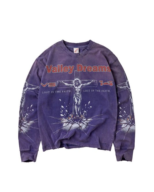 VALE CONCRETE CROSS LONGSLEEVE NAVY