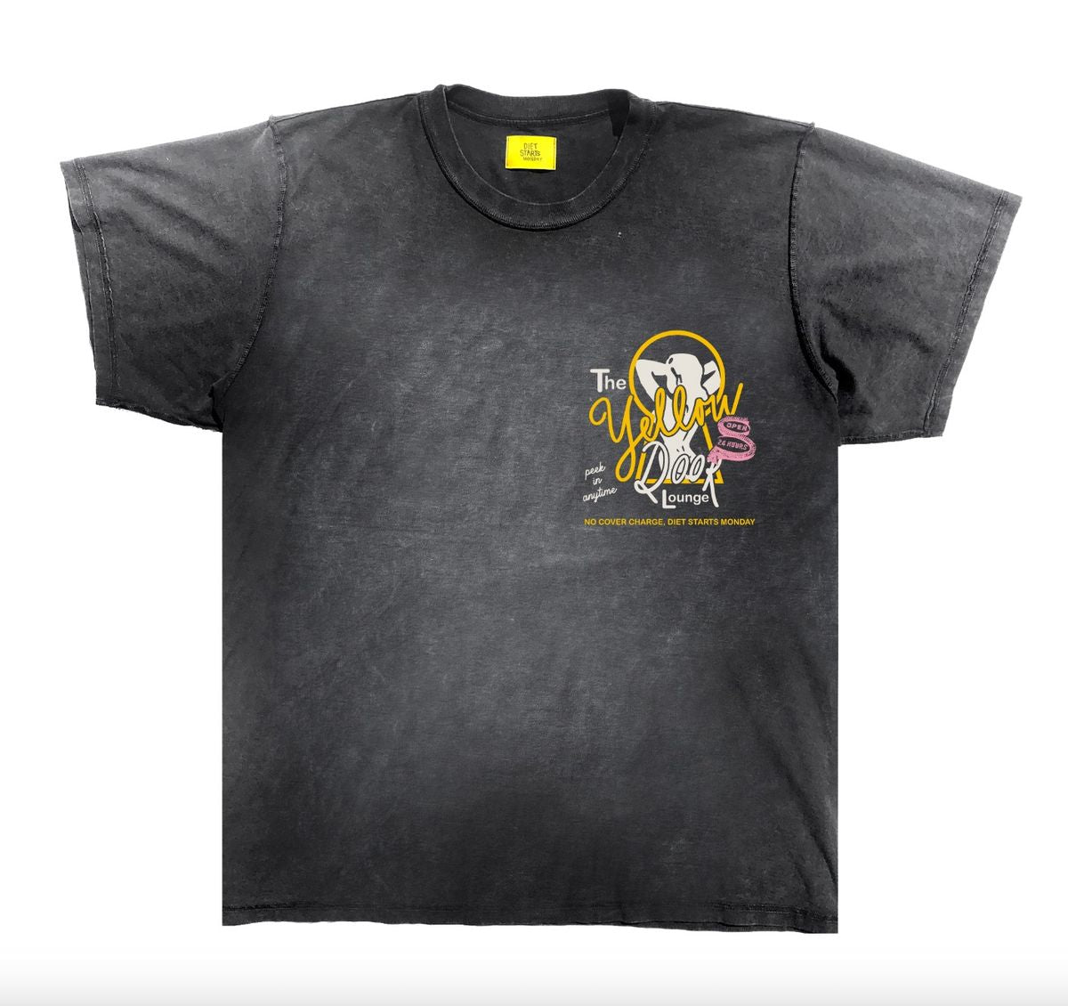 DIET STARTS MONDAY YELLOW DOOR TEE