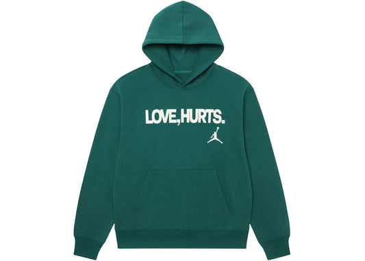 JORDAN LOVE HURTS TEAL HOODIE