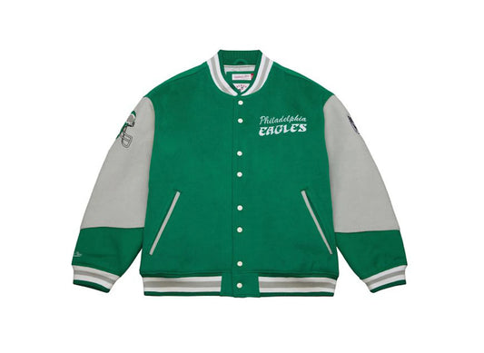 Mitchell & Ness Philadelphia Eagles Princess Diana Varsity Jacket