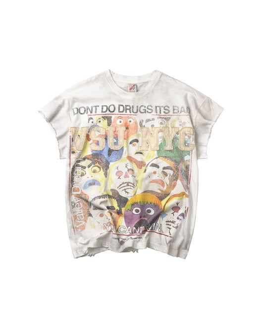 VALE NO DRUGS TANK [WHITE]